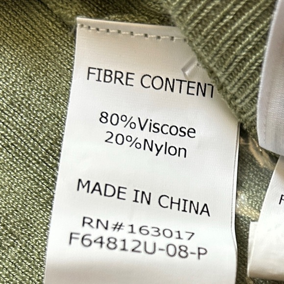 Princess Polly Sage Green Loftus Knitwear Top Size 10 - Picture 7 of 11